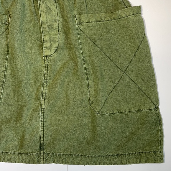 Anthropologie Pilcro Green Linen Blend Skirt - Women’s Size Medium - Picture 8 of 14